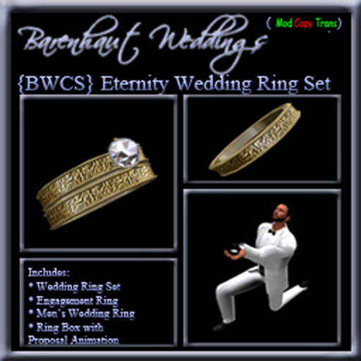 {BWCS} "Eternity" Wedding Rings