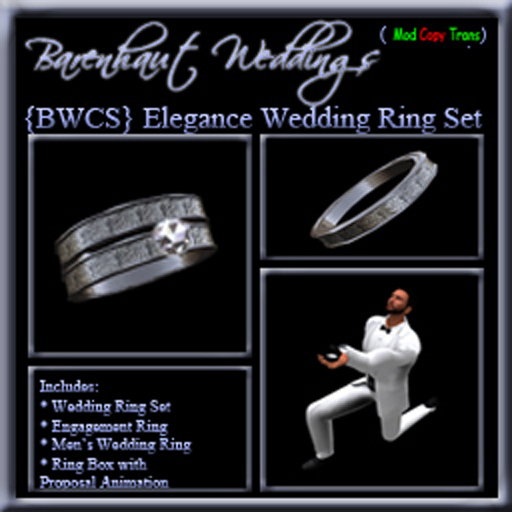 {BWCS} "Devotion" Wedding Rings Pk