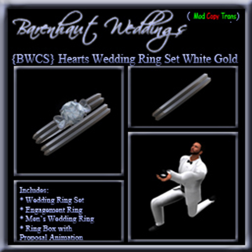 {BWCS} "Devotion" Wedding Rings Pk