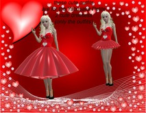 Petite red corset dress x 2(boxed)