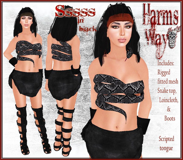 Harm's Way Sssss black