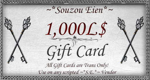 ~*S.E.*~ 1,000L$ Gift Card
