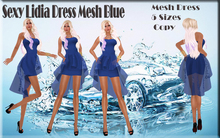 LSR - Sexy Lidia Dress Mesh Blue