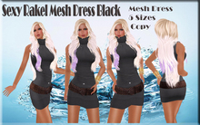 LSR - Sexy Rakel Mesh Dress Black