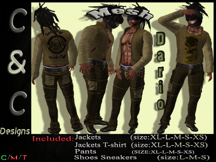 C&C Mesh Dario Men's DEMO