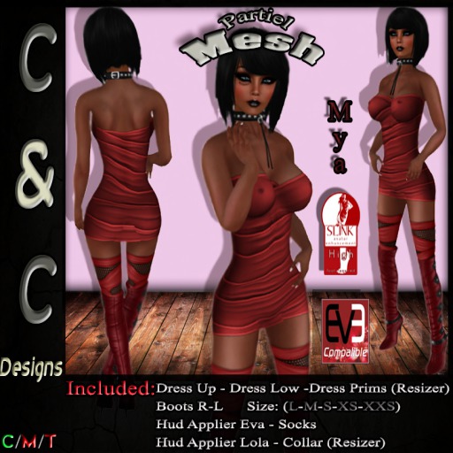 C&C Mesh Mya Pink
