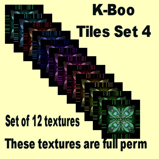 k-boo tiles set 4 boxed
