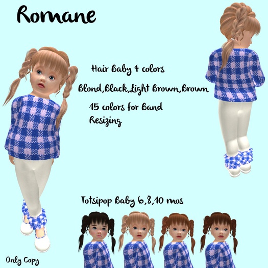 Totsipop Hair Romane Blond
