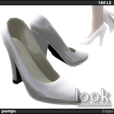 [look] White Pumps