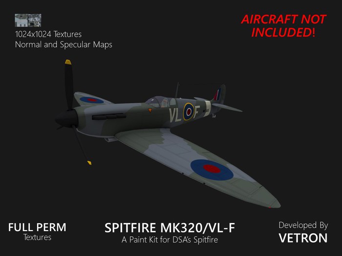 [Vetron] Spitfire MK320/VL-F