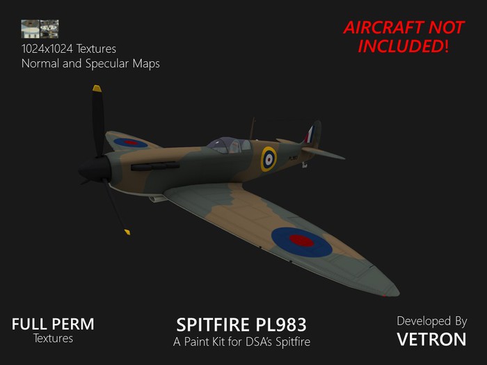 [Vetron] Spitfire PL983