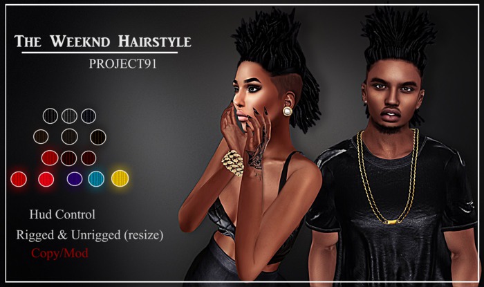 The Weeknd Hair FATPACK F/M