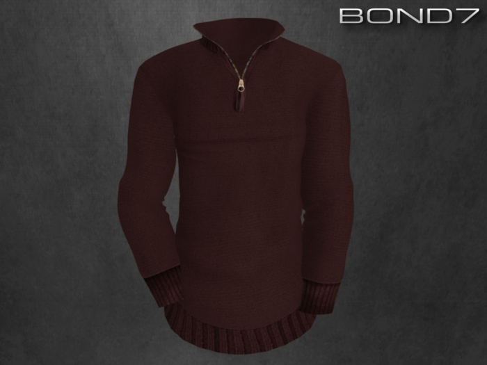 *BOND7* V-neck Longsleeve (Black)