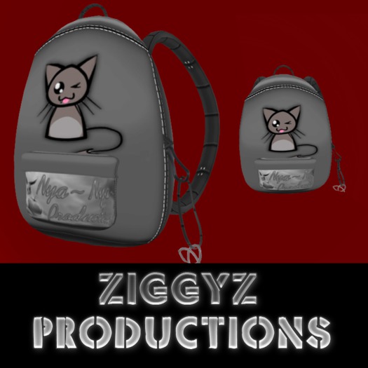 ..::ZZ::.. :: !ZZ! Backpack, Winking Kitteh ::