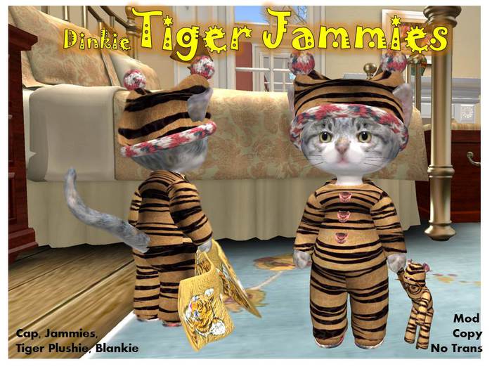 Dinkie Tiger Jammies Box