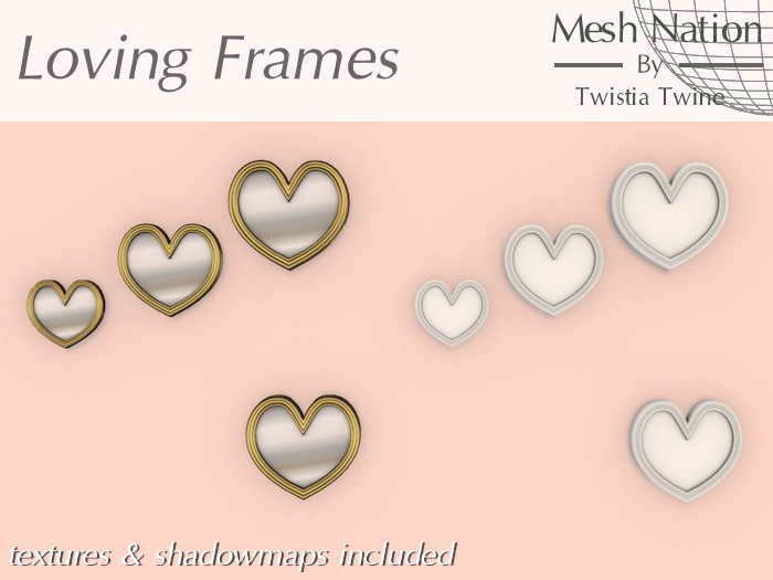 * Mesh Nation * FULL PERMISSIONS Loving Frames