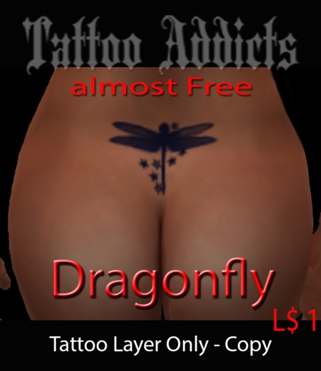 Dragonfly Lower Back Tattoo (Almost Free) Gift