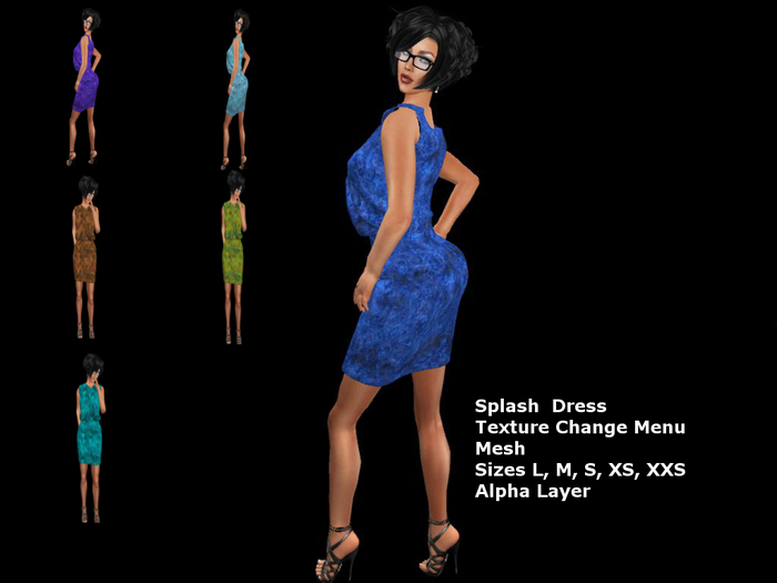 Splash Texture Change Dress