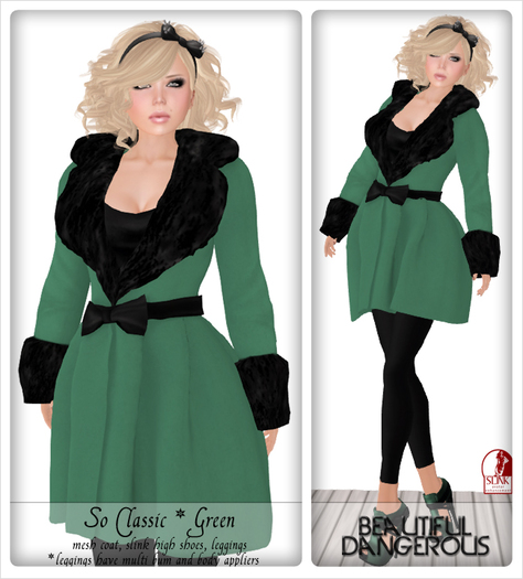 ! Beautiful Dangerous ! So Classic [Green]