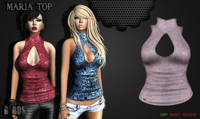 B BOS -Maria Top-LH Pink-