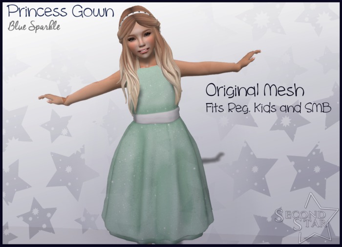 Princess Gown - Green Sparkle