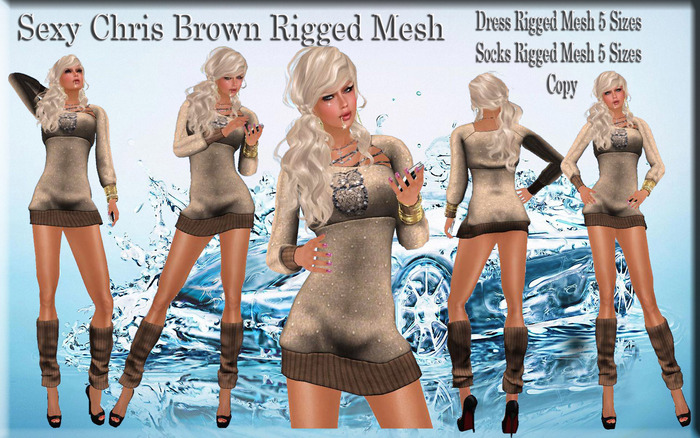 LSR - Sexy Chris Brown Rigged Mesh