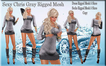 LSR - Sexy Chris Gray Rigged Mesh