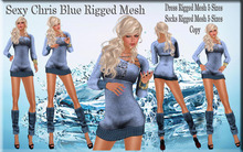 LSR -Sexy Chris Blue Rigged Mesh