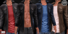 GAS [Mens MESH Leather Jacket Mustang - 6x7 Colors w/HUD] Demo