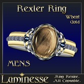 Luminesse Rexler Wheat Gold Ring MENS-Wear To Unpack