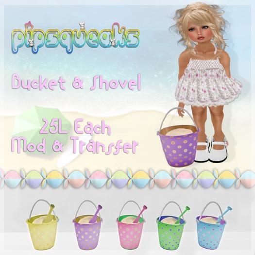 {PiP} Sand Buckets Entire Gacha Set