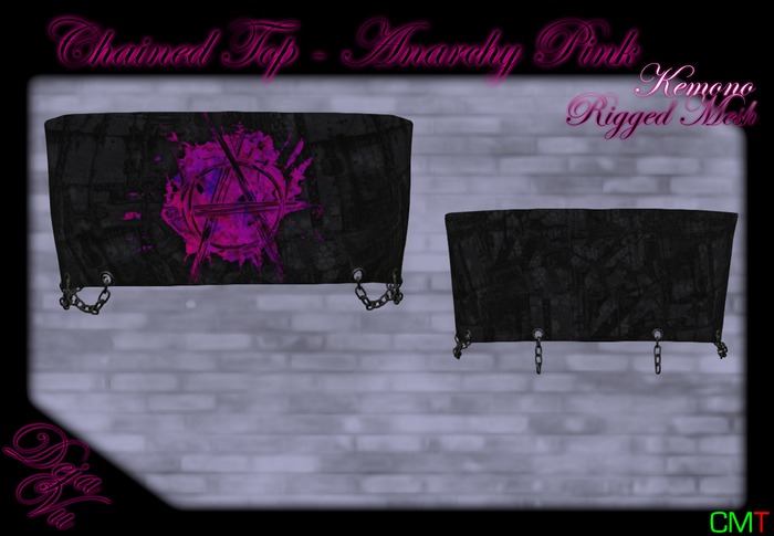 :DV: - Chained Top - Anarchy(Pink)