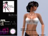 Sheer halter bra mp white