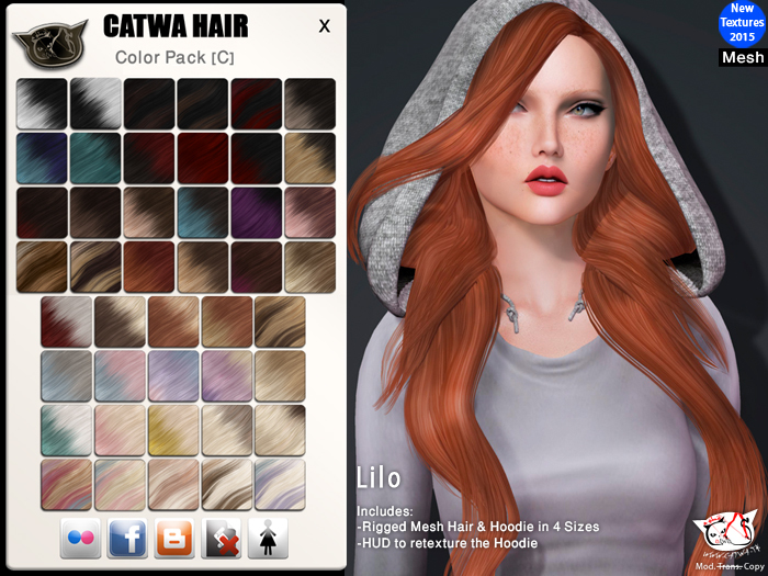 CATWA HAIR Lilo Hoodie [C]