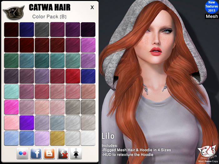 CATWA HAIR Lilo Hoodie [B]