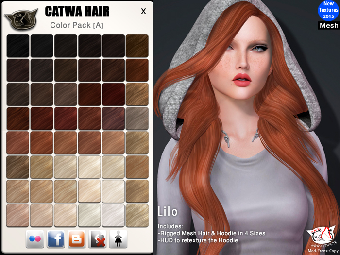 CATWA HAIR Lilo Hoodie [A]
