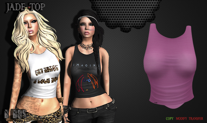 B BOS -Jade Top-Pink-