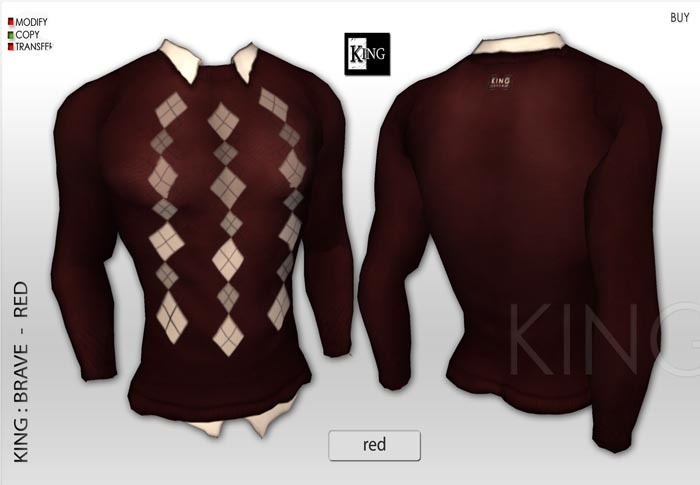 King : Brave  - Red