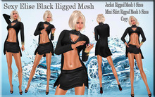 LSR - Sexy Elise Black Rigged Mesh