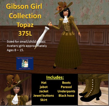 Second Life Marketplace - Topaz Gibson Girl Child