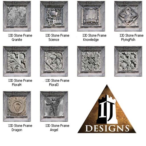 ~ TEXTURE: IJD ACADEMIC STONE FRAME TEXTURES