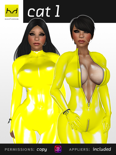 *HD* Cat 1 (v3) - Yellow in Three Styles