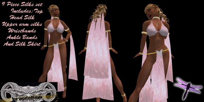 LMI Pink Silks 9 Piece