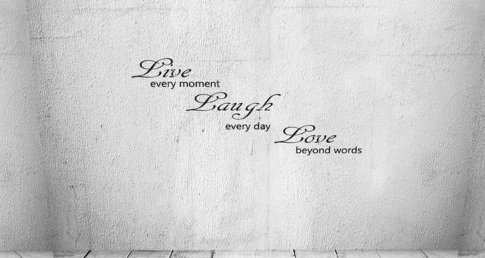 Live laugh Love decal