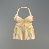 Orange Asian Mesh Halter