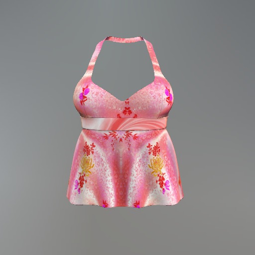 Red Asian Mesh Halter