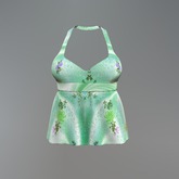 Green Asian Mesh Halter