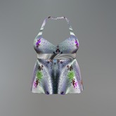 Smoke Asian Mesh Halter