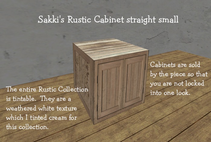 ~Sakki's Rustic S Cabinet