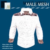 White Ethnic shirt long sleeved